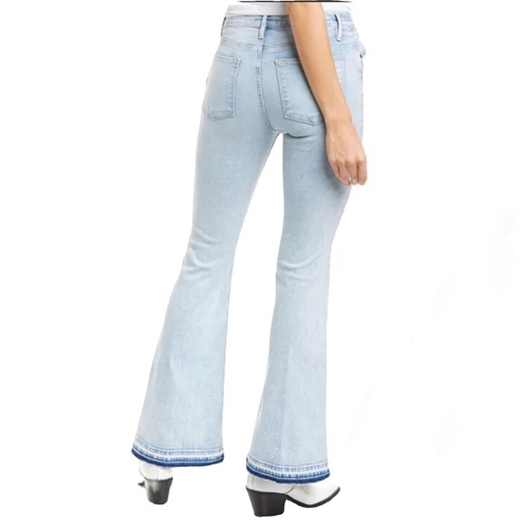 FRAME Le Pixie High Flare in Pati - Picture 2 of 5